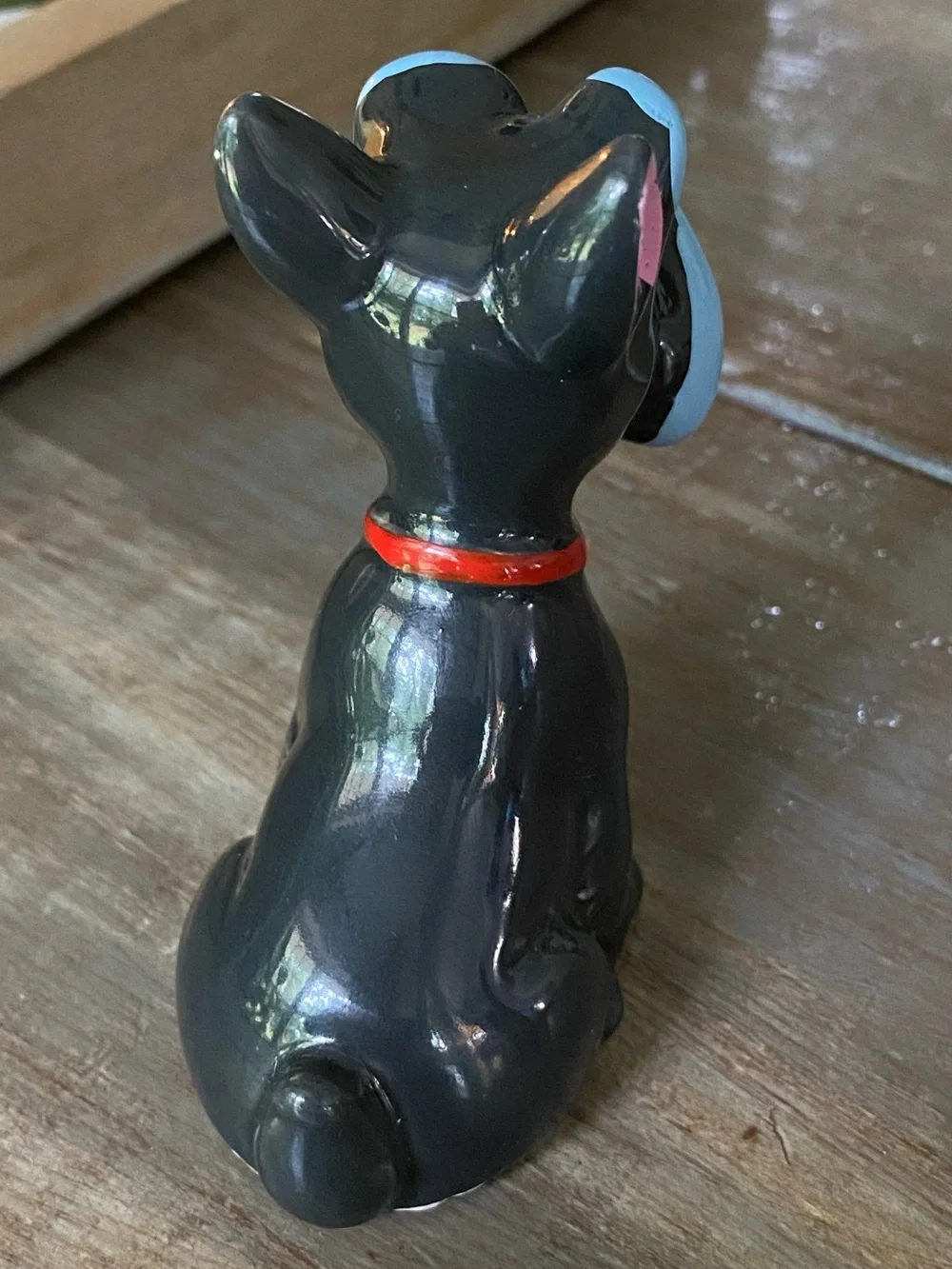 RARE Vtg Disney Japan Lady And The Tramp Jock Ceramic Porcelain Figurine 3.5
